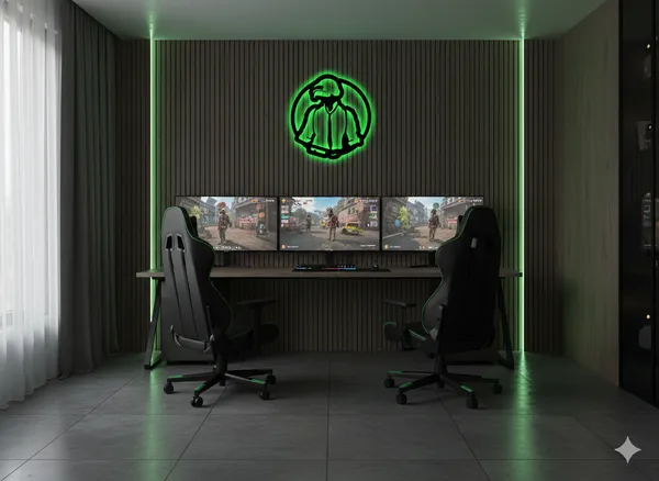 Pubg_LED_Wall_Decor_Logo