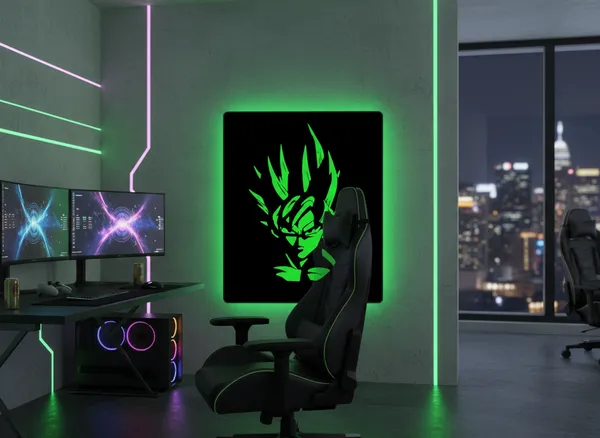 Son_Goku_LED_Wall_Decor_Logo