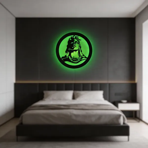 Mahadev_LED_Wall_Decor_Logo
