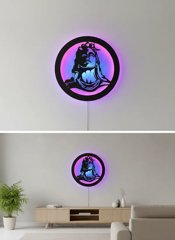 Mahadev_LED_Wall_Decor_Logo