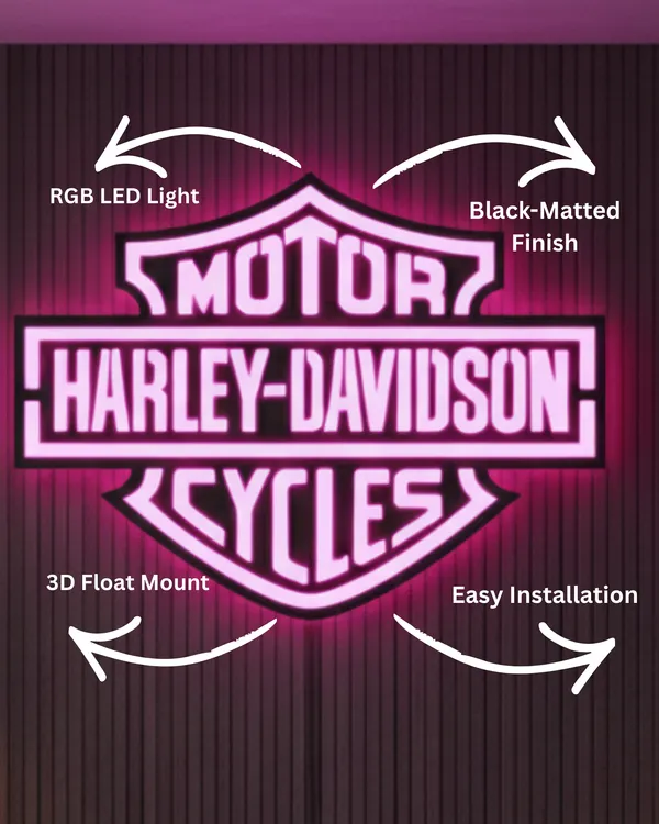 Harley_Davidson_LED_Wall_Decor_Logo