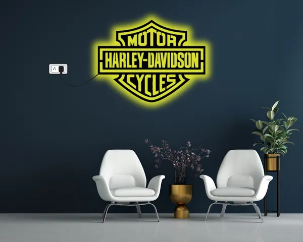 Harley_Davidson_LED_Wall_Decor_Logo