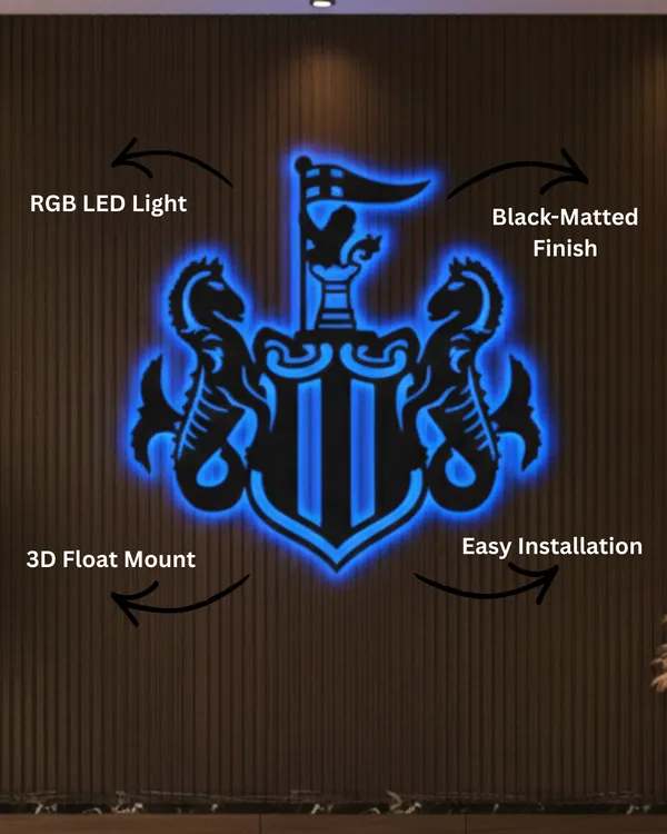 Newcastle_United_F_C_LED_Wall_Decor_Logo