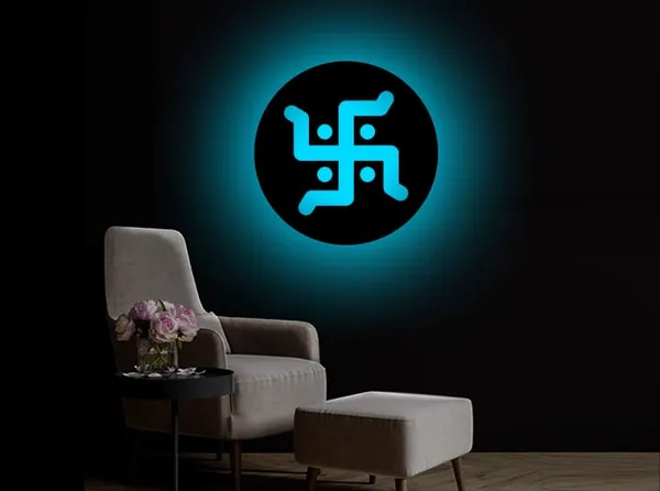 Swastik_LED_Wall_Decor_Logo
