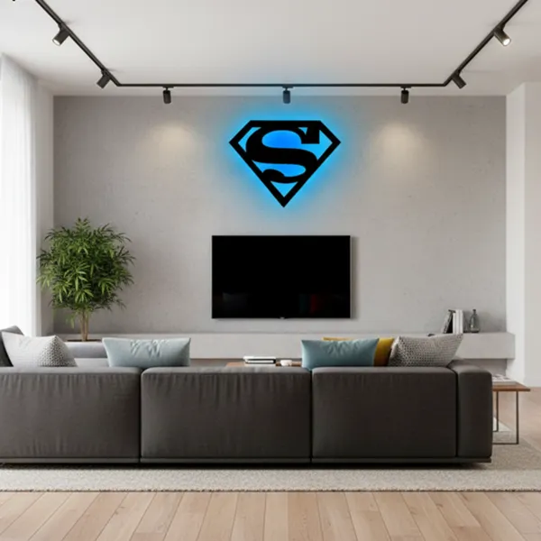 Superman_LED_Wall_Decor_Logo