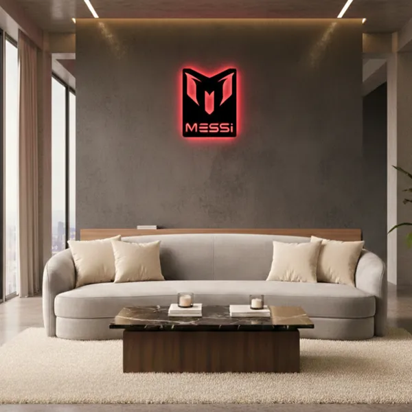 Messi_LED_Wall_Decor_Logo