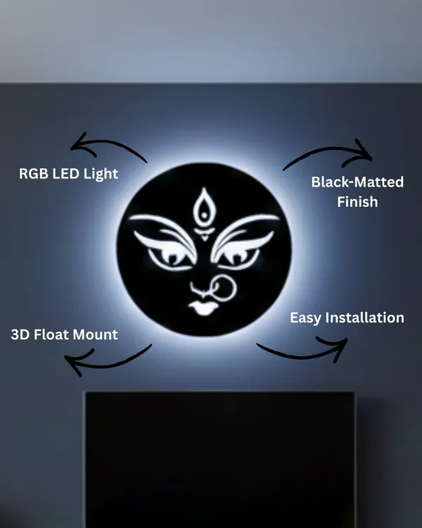 Maa_Durga_LED_Wall_Decor_Logo