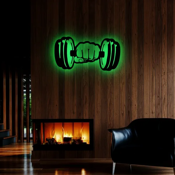 Gym_Dumble_LED_Wall_Decor_Logo