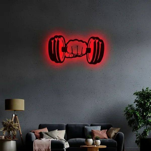 Gym_Dumble_LED_Wall_Decor_Logo