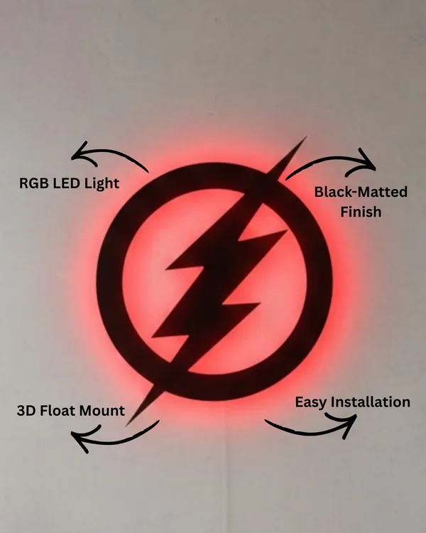 Flash_Superhero_LED_Wall_Decor_Logo