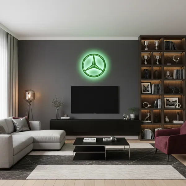 Mercedes_Benz_LED_Wall_Decor_Logo