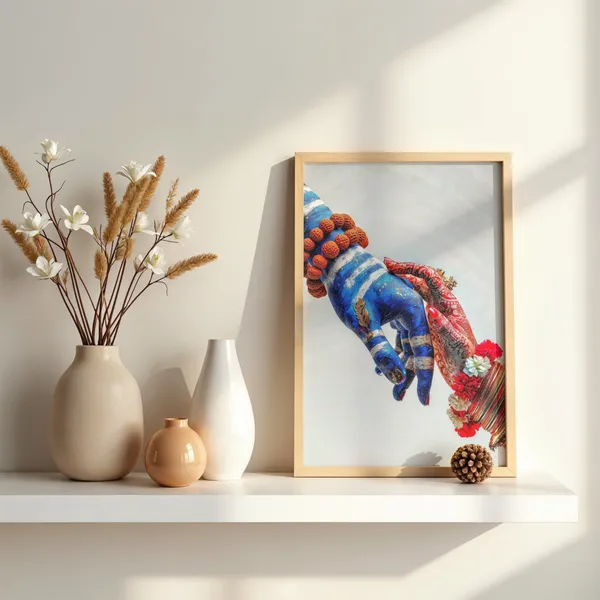 Mahadev_Parvati_Wooden_Frame