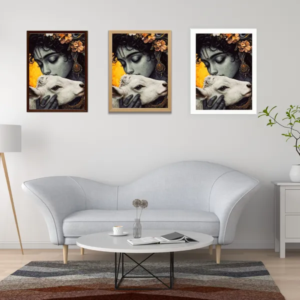 Krishna_Ji_Cow_Wooden_Frame