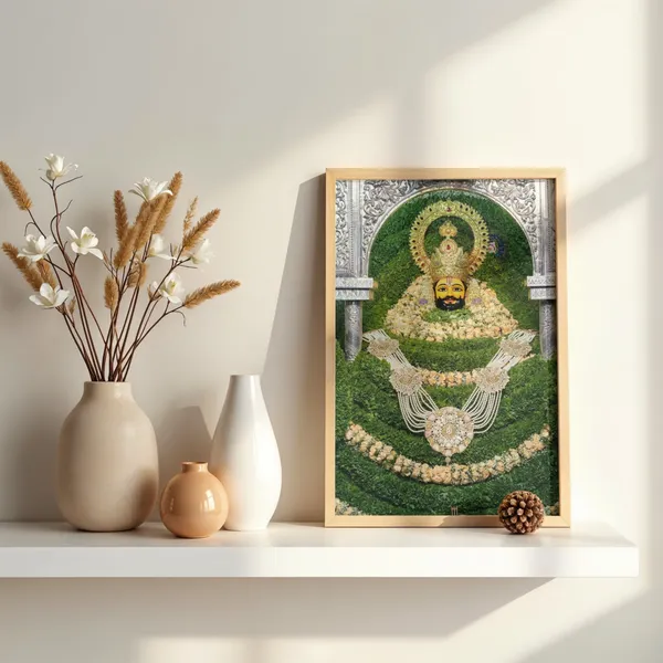 Khatu_Shyam_Ji_Wooden_Frame