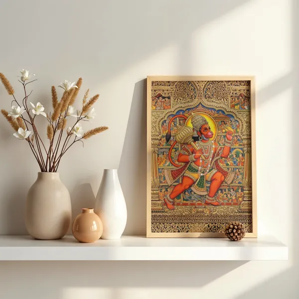 Hanuman_Ji_Wooden_Frame