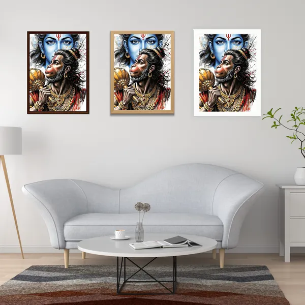 Ram_Hanuman_Wooden_Frame