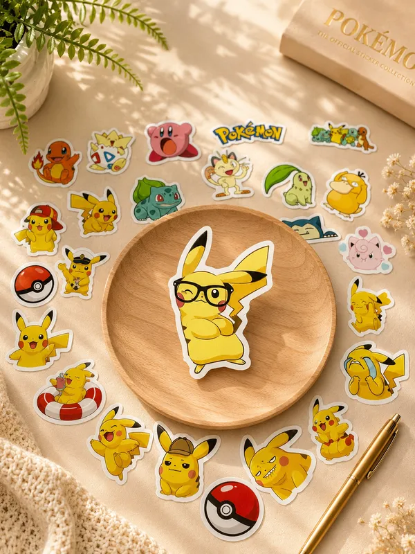 Pokemon_Pikachu_Character_Sticker_Pack