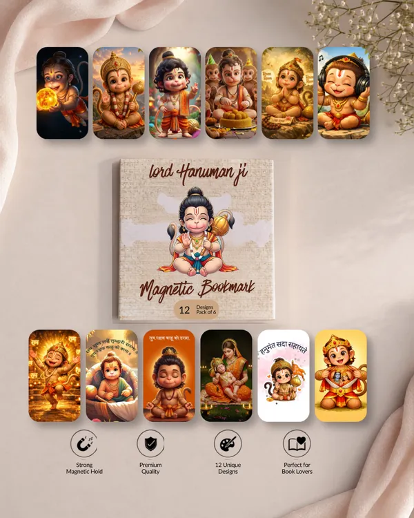 Lord_Hanuman_Ji_Magnetic_Bookmark