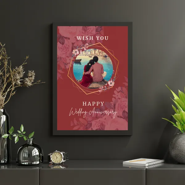 Personalized_Wedding_Anniversary_Photo_Frame_With_Wooden_Border