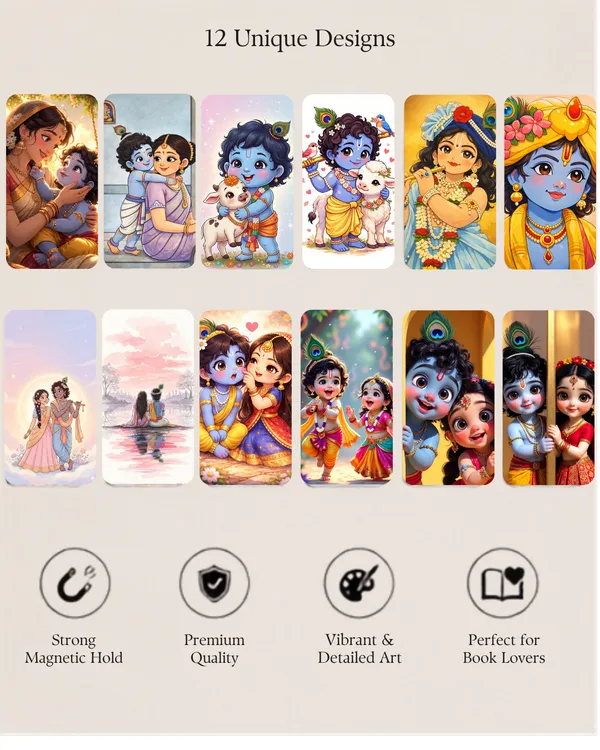 Krishna_Radha_Magnetic_Bookmark