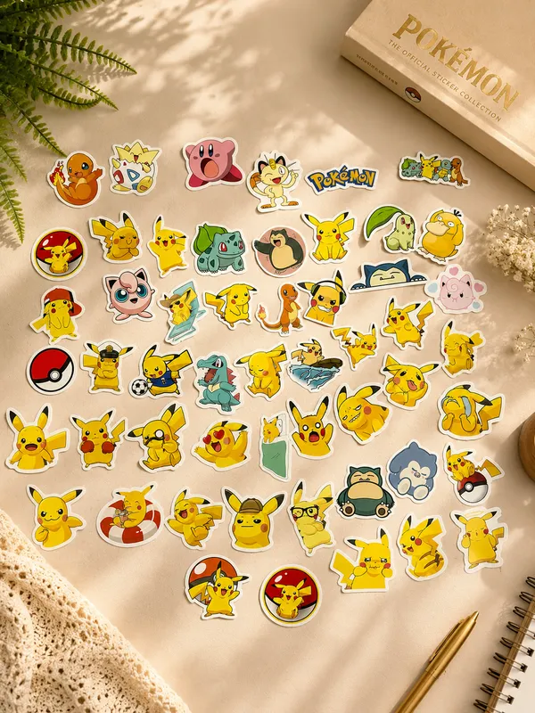 Pokemon_Pikachu_Character_Sticker_Pack