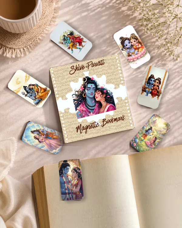 Shiv_Parvati_Magnetic_Bookmark_Set