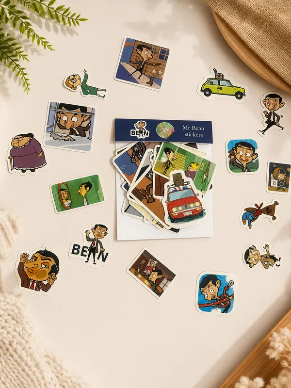 Mr_Bean_Cartoon_Character_Sticker_Pack