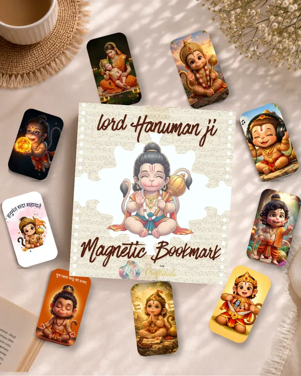 Lord_Hanuman_Ji_Magnetic_Bookmark