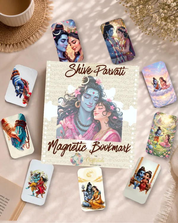 Shiv_Parvati_Magnetic_Bookmark_Set