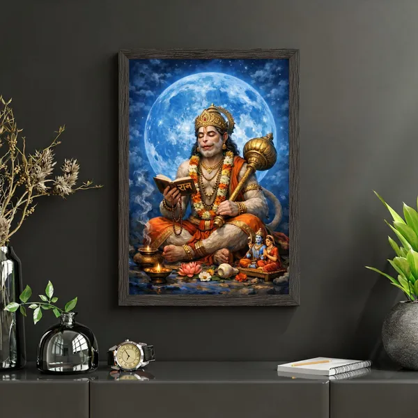 Hanuman_Ji_Moon_Black