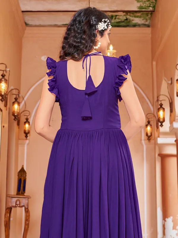 Purple_Georgette_Floral_Embroidered_Flared_Anarkali_Gown_For_Women