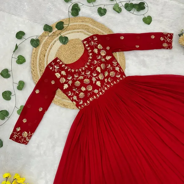 Red_Georgette_Zari_Sequin_Embroidered_Flared_Anarkali_Gown_For_Women