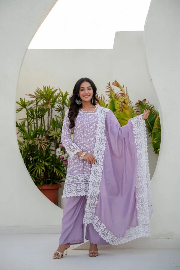 Lavender_Cotton_Embroidered_Straight_Kurta_Palazzo_Dupatta_Set_For_Women