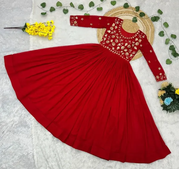 Red_Georgette_Zari_Sequin_Embroidered_Flared_Anarkali_Gown_For_Women