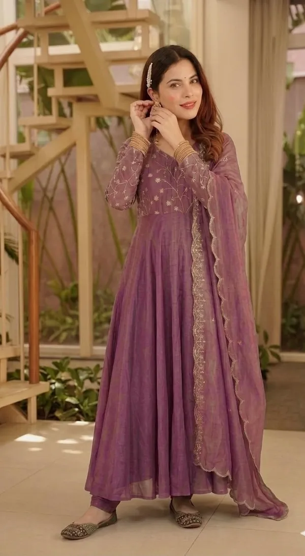 Purple_Cosmos_Silk_Anarkali_Kurta_Pant_Dupatta_Set_For_Women