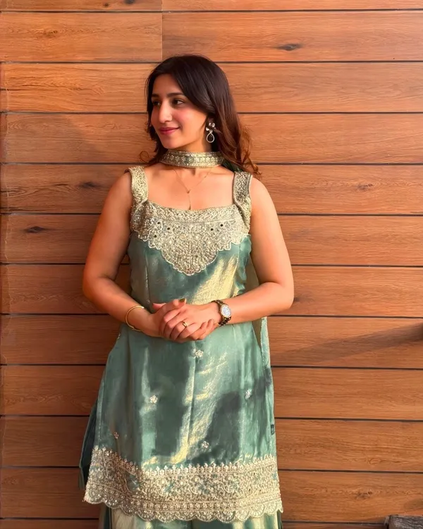 Sea_Green_Silk_Zari_Embroidered_Sleeveless_Kurta_Sharara_Set_For_Women