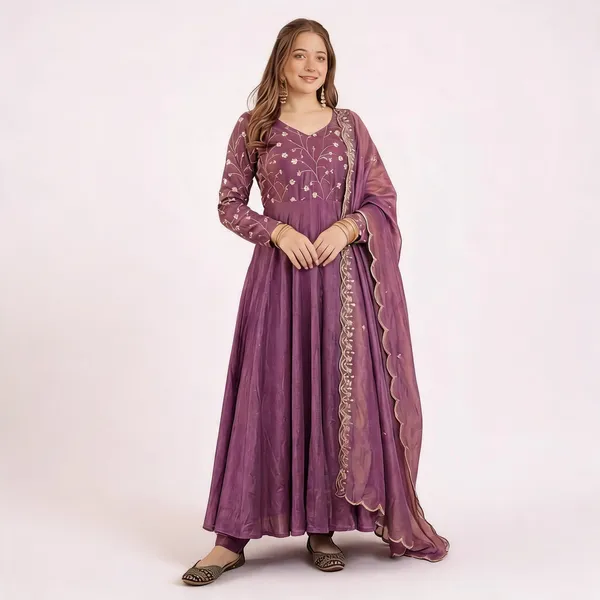 Purple_Cosmos_Silk_Anarkali_Kurta_Pant_Dupatta_Set_For_Women