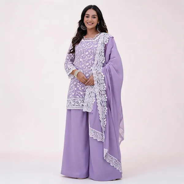 Lavender_Cotton_Embroidered_Straight_Kurta_Palazzo_Dupatta_Set_For_Women