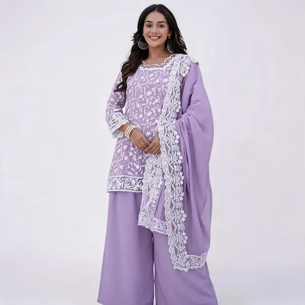 Lavender_Cotton_Embroidered_Straight_Kurta_Palazzo_Dupatta_Set_For_Women