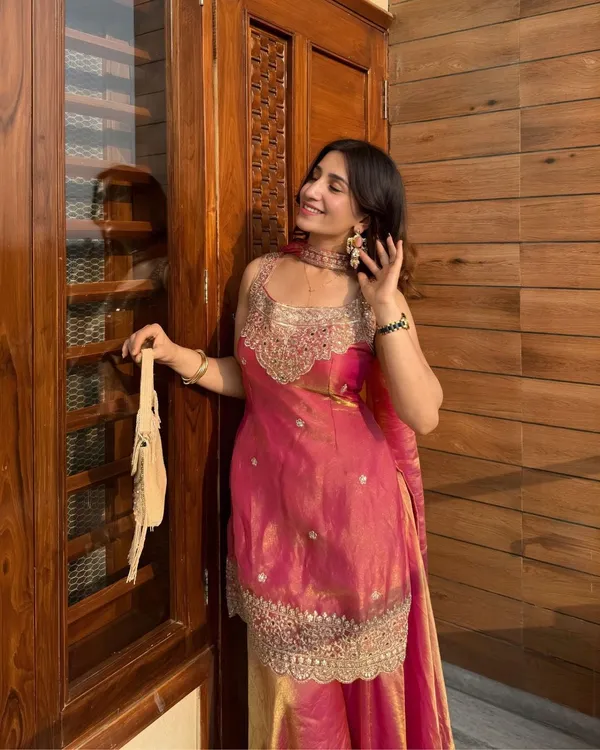 Pink_Silk_Zardozi_Embroidered_Sleeveless_Kurta_Sharara_Set_For_Women