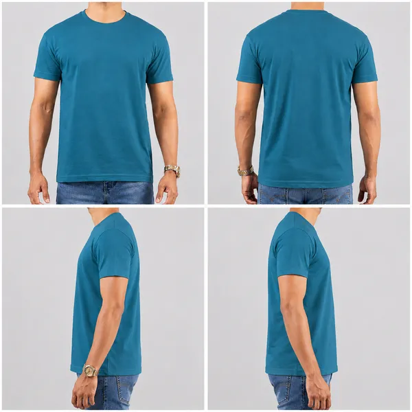 Deep_blue-green_Colors_T-Shirt