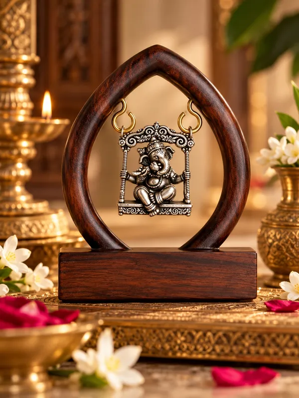 925_Silver_Ganesha_Rosewood_Swing