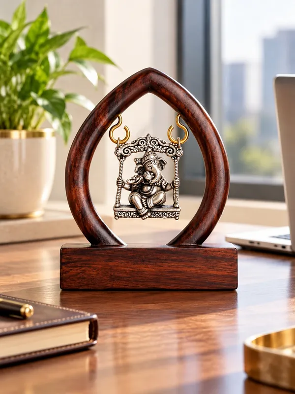 925_Silver_Ganesha_Rosewood_Swing
