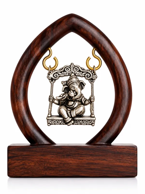 925_Silver_Ganesha_Rosewood_Swing