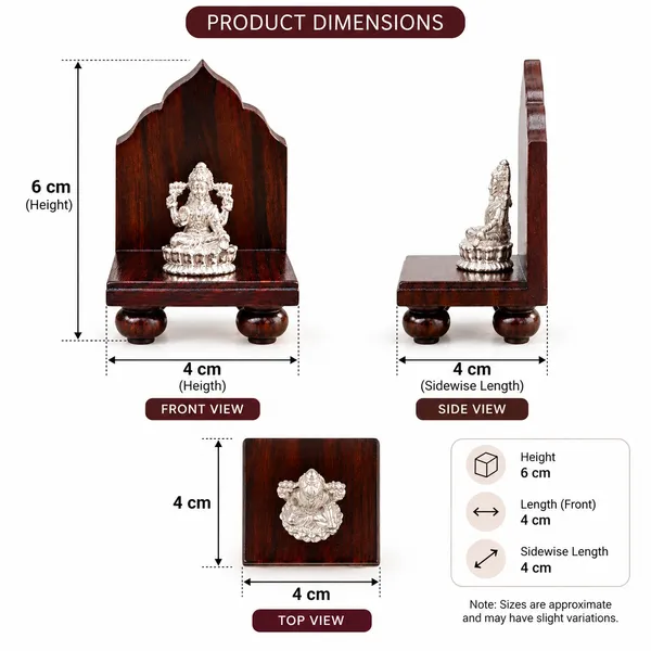 925_Silver_Lakshmi_Idol_with_Rose_Wood_Singhasan