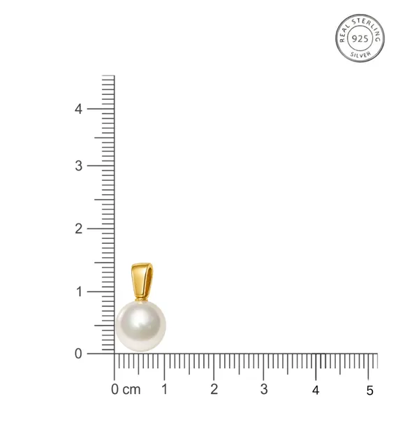 925_Sterling_Silver_Golden_Freshwater_Pearl_Pendant