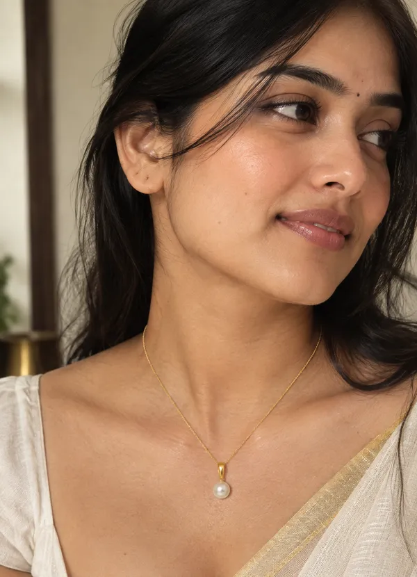 925_Sterling_Silver_Golden_Freshwater_Pearl_Pendant