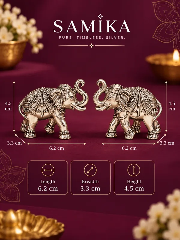 999_Silver_Elephant_Pair_Gift_Box