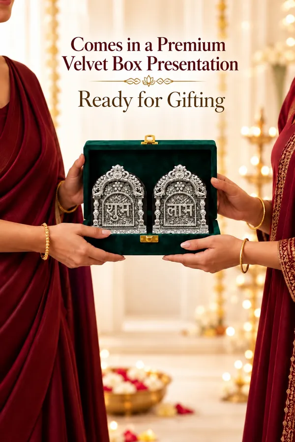 999_Silver_Shubh_Labh_Wall_Set