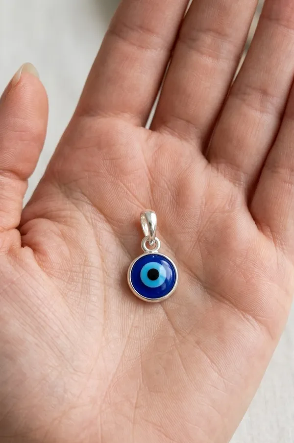 925_Sterling_Silver_Blue_Evil_Eye_Charm_Pendant